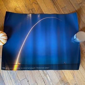SpaceX Poster (24 X 18 Inches) SES-8 LOT of 4